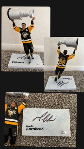 Figurina firmata mario lemieux - figurina,